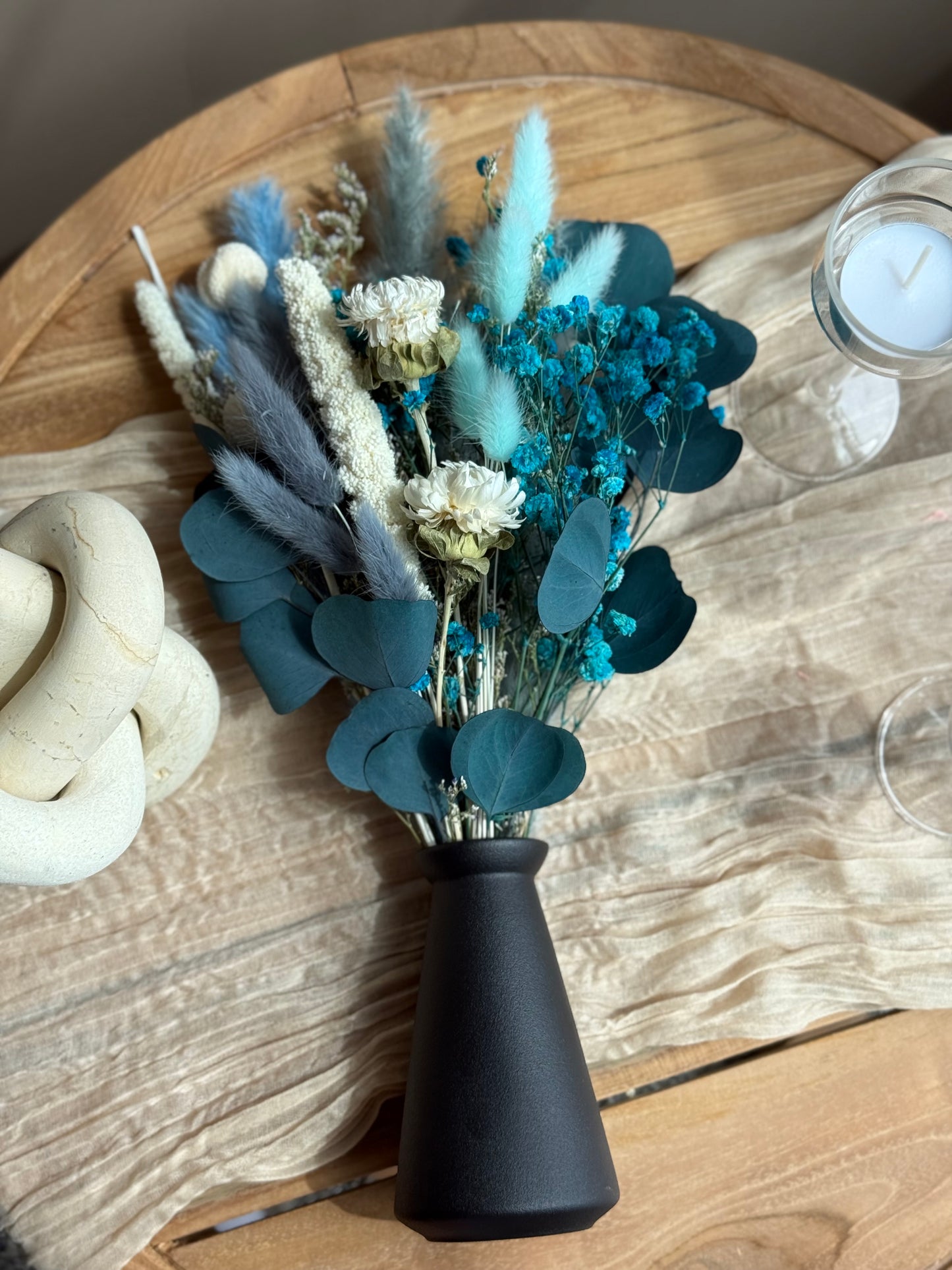 BlueSignal – Small Dried Flower Bouquet (14”)