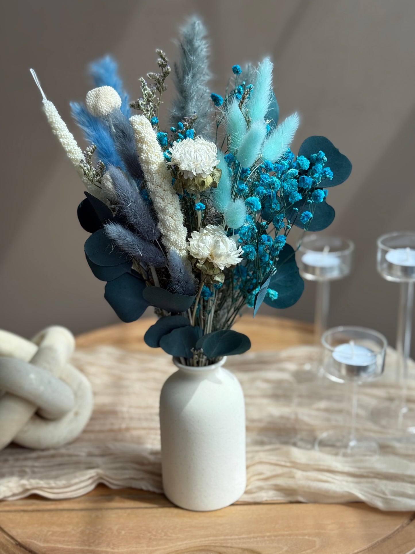 BlueSignal – Small Dried Flower Bouquet (14”)