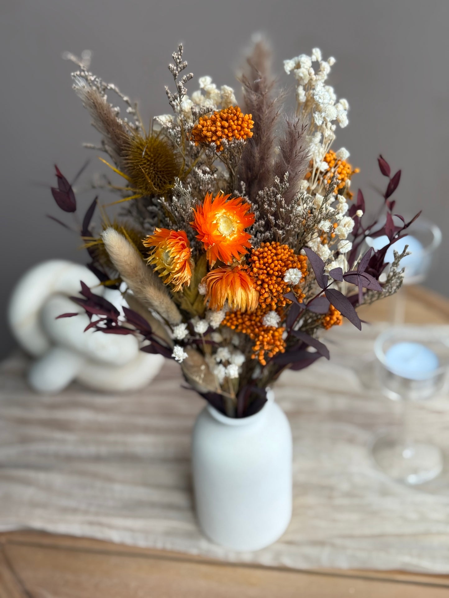 A Sunlit Moment – Small Dried Flower Bouquet (14”)