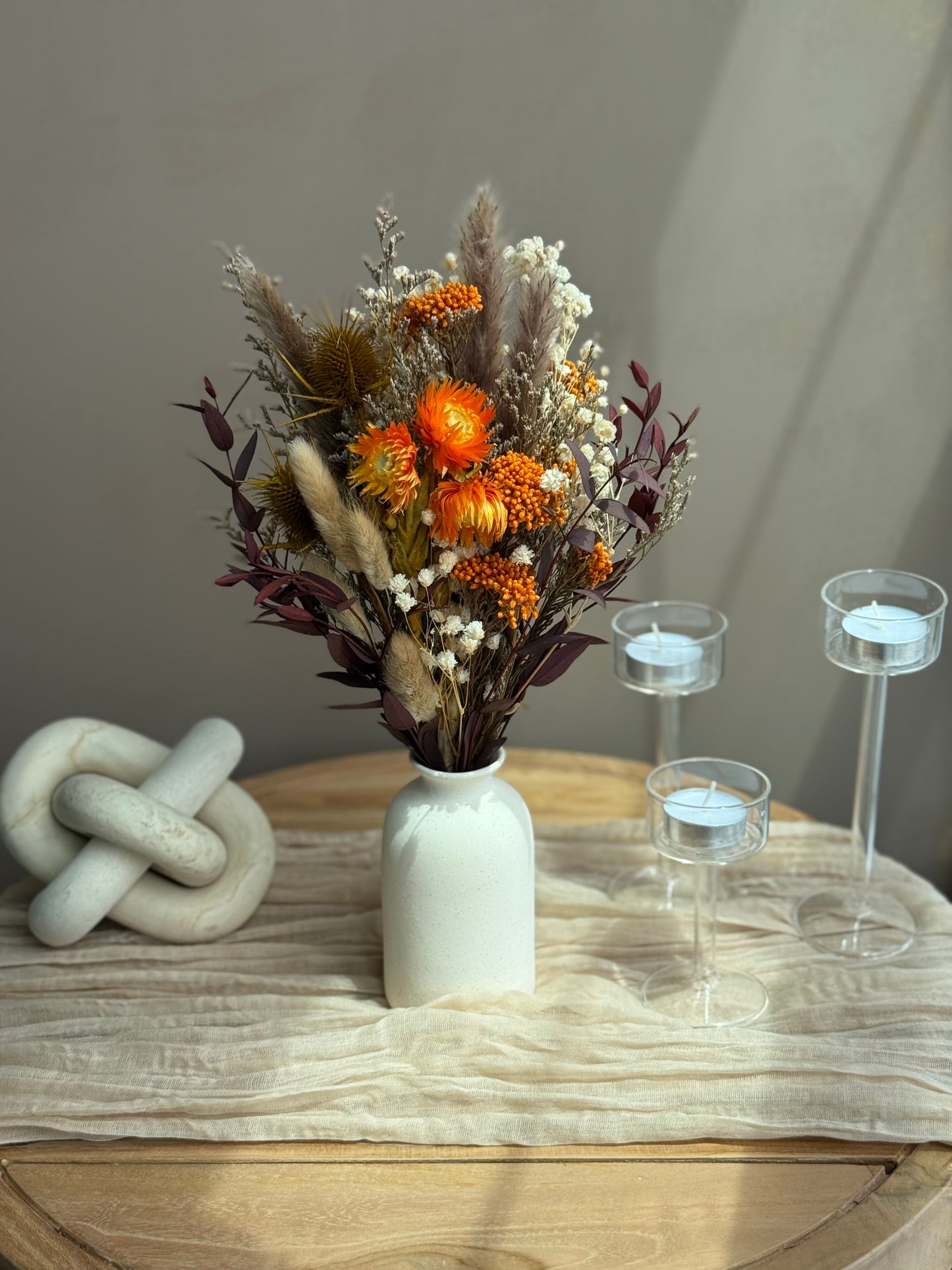 A Sunlit Moment – Small Dried Flower Bouquet (14”)