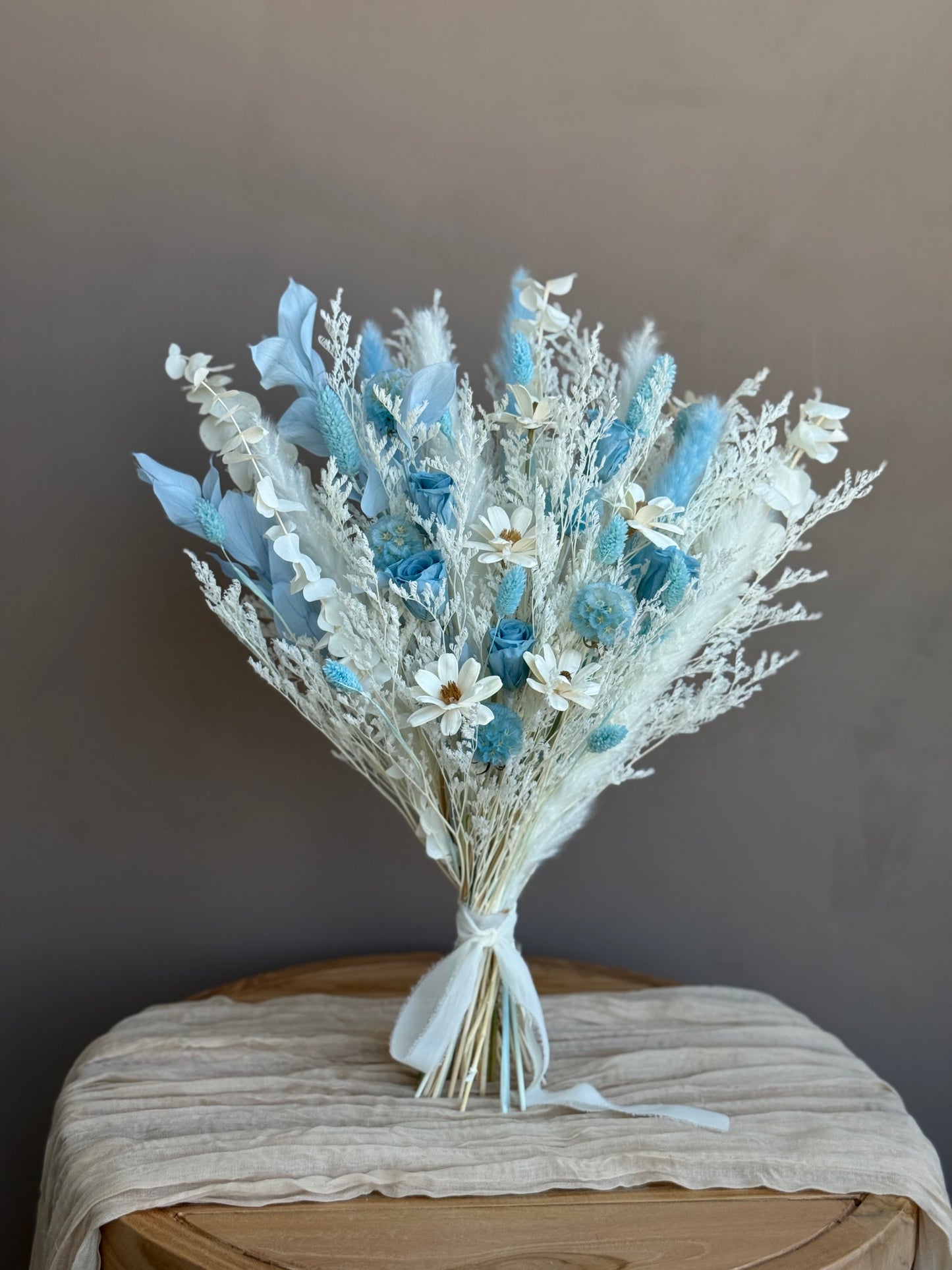 Azure – Dried Flower Bouquet Set (S / M / L) | Wedding, Baby Shower & Home Décor