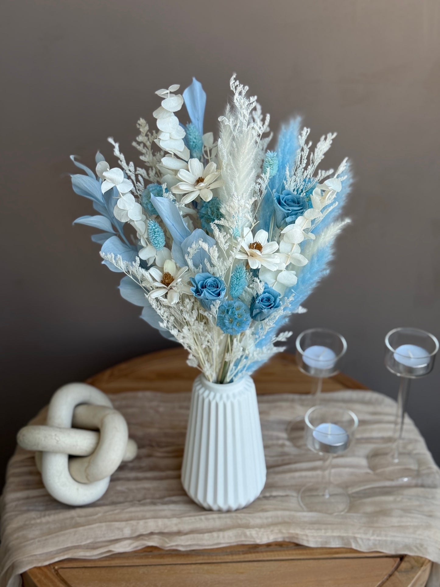 Azure – Dried Flower Bouquet Set (S / M / L) | Wedding, Baby Shower & Home Décor