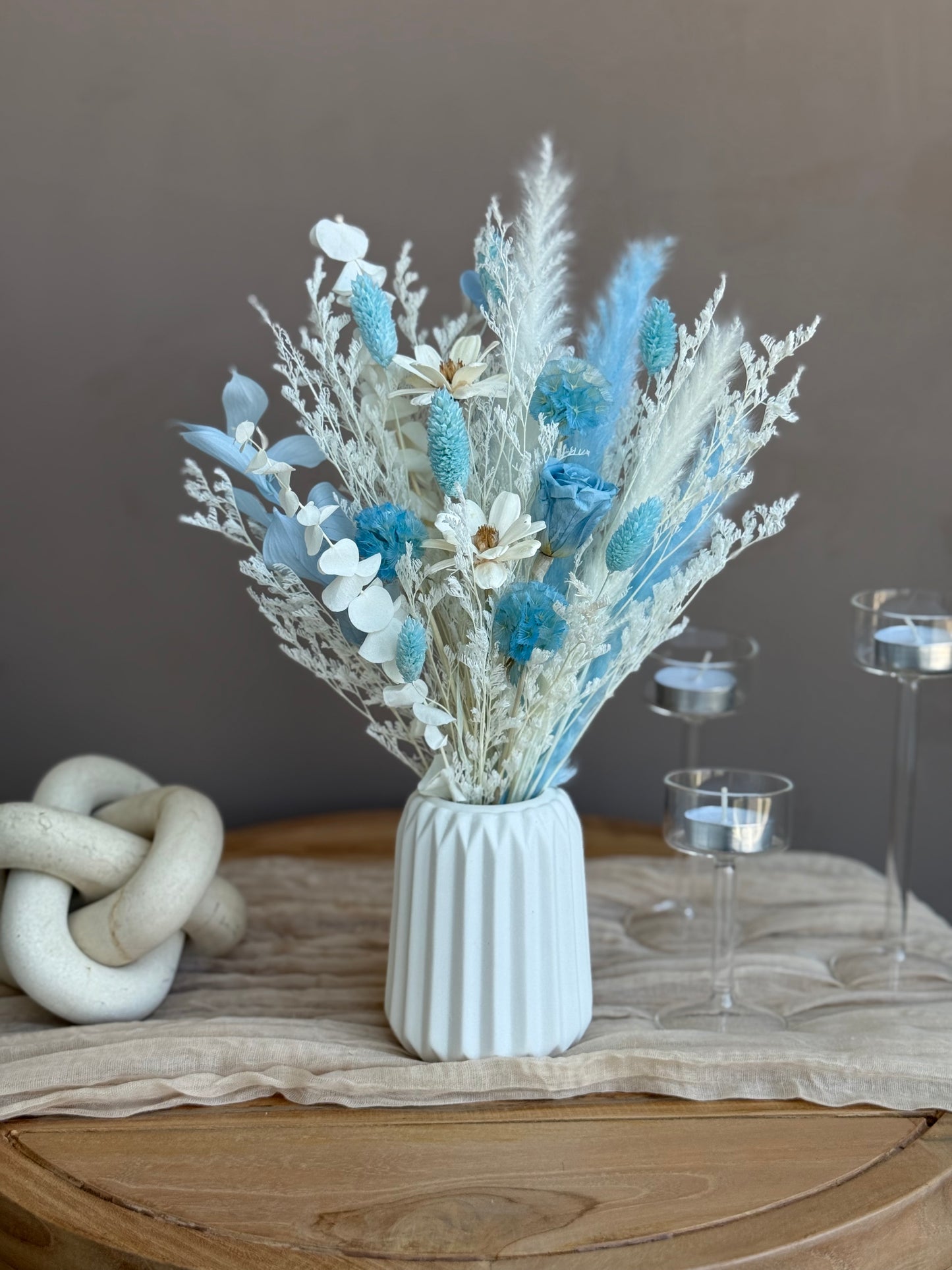 Azure – Dried Flower Bouquet Set (S / M / L) | Wedding, Baby Shower & Home Décor