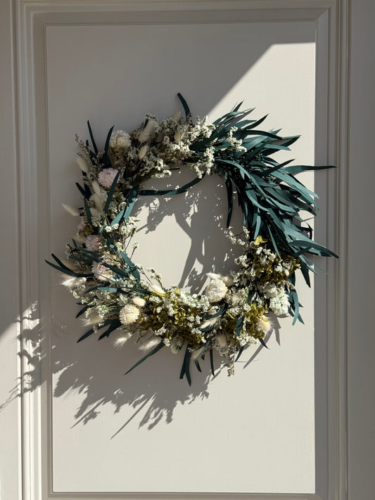 Evergrace – Dried Flower Wreath (15”)